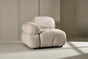 Mika venstremodul 95 cm - Beige - Møbler - Sofaer - Modulsofaer - Hjørnemodul