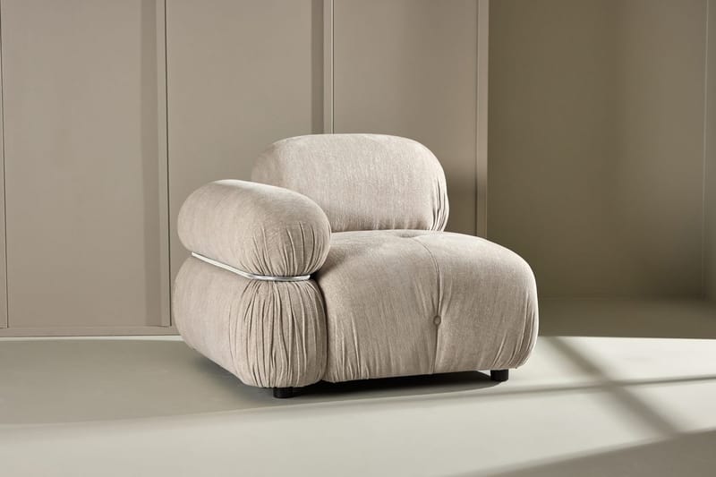 Mika venstremodul 95 cm, Beige