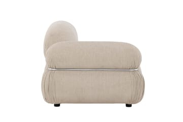 Mika venstremodul 95 cm - Beige - Møbler - Sofaer - Modulsofaer - Hjørnemodul
