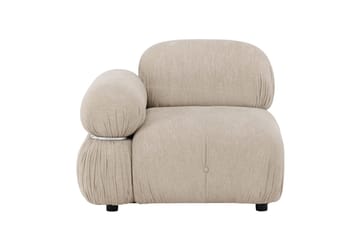 Mika venstremodul 95 cm - Beige - Møbler - Sofaer - Modulsofaer - Hjørnemodul