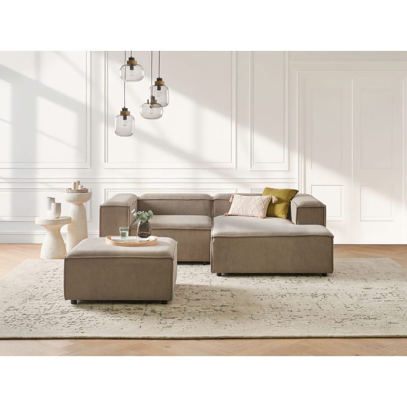 Modulær sofa med fotskammel Ardal - Møbler - Sofaer - Modulsofaer - Komplett modulsofa
