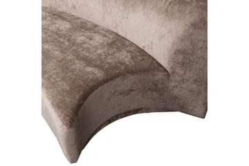 Modulær sofa Popular 2-seter - Taupe - Møbler - Sofaer - Modulsofaer - Komplett modulsofa