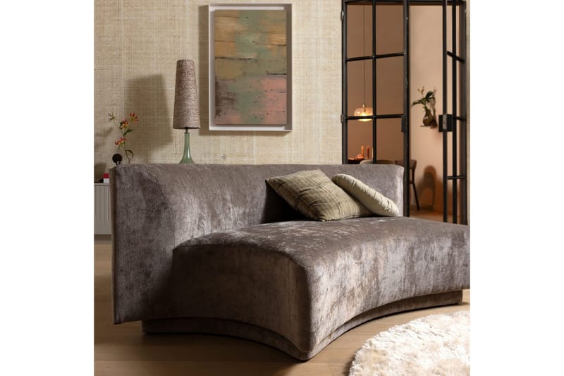 Modulær sofa Popular 2-seter - Taupe - Møbler - Sofaer - Modulsofaer - Komplett modulsofa
