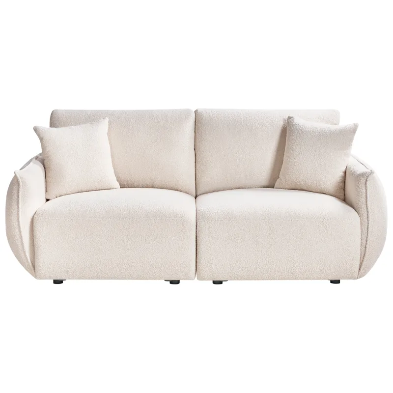 Modulsofa 2-seter Mesnali - Off-White - Møbler - Sofaer - Modulsofaer - Komplett modulsofa