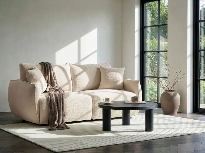 Modulsofa 2-seter Mesnali - Off-White - Møbler - Sofaer - Modulsofaer - Komplett modulsofa