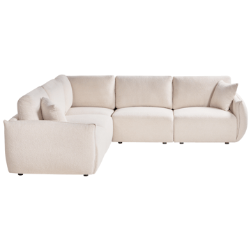 Modulsofa 5-seter Mesnali høyrevendt - Off-White - Møbler - Sofaer - Modulsofaer - Komplett modulsofa