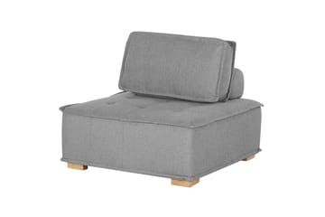 Modulsoffa Beliani Tibro Beige/ljust trä NO_BRAND Grey||Light colored wood - Møbler - Sofaer - Modulsofaer - Komplett modulsofa