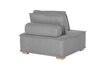 Modulsoffa Beliani Tibro Beige/ljust trä NO_BRAND Grey||Light colored wood - Møbler - Sofaer - Modulsofaer - Komplett modulsofa