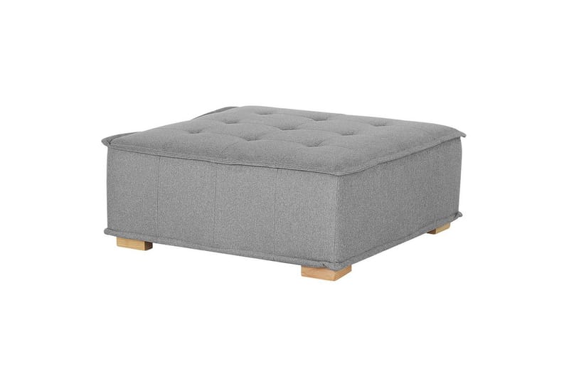 Modulsoffa Beliani Tibro Beige/ljust trä NO_BRAND Grey||Light colored wood - Møbler - Sofaer - Modulsofaer - Komplett modulsofa