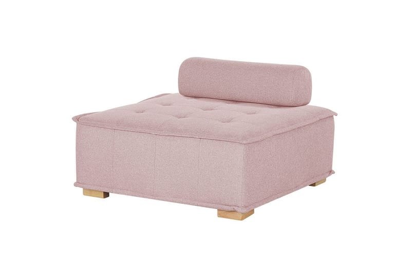 Modulsoffa Beliani Tibro Beige/ljust trä Rose||Light colored wood - Møbler - Sofaer - Modulsofaer - Komplett modulsofa