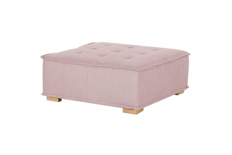 Modulsoffa Beliani Tibro Beige/ljust trä Rose||Light colored wood - Møbler - Sofaer - Modulsofaer - Komplett modulsofa