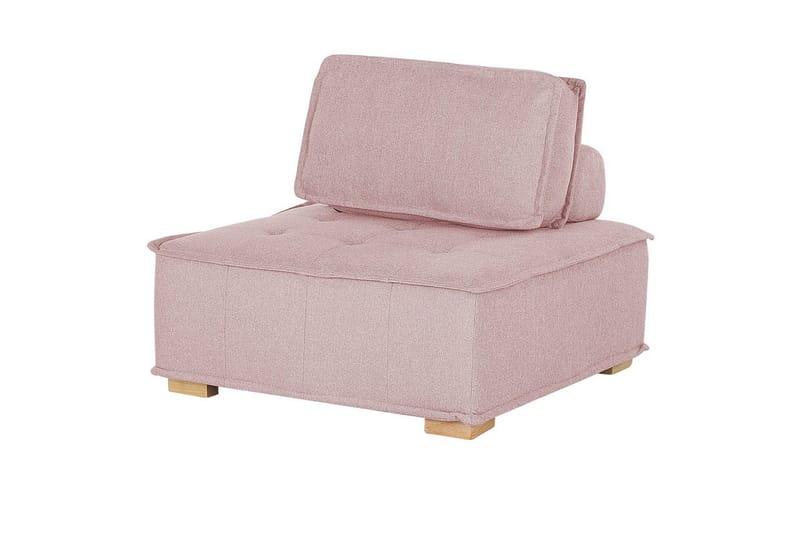 Modulsoffa Beliani Tibro Beige/ljust trä Rose||Light colored wood - Møbler - Sofaer - Modulsofaer - Komplett modulsofa