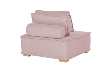Modulsoffa Beliani Tibro Beige/ljust trä Rose||Light colored wood - Møbler - Sofaer - Modulsofaer - Komplett modulsofa