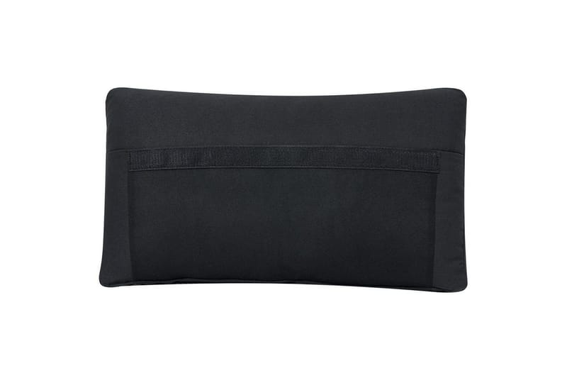 Modulsoffa med fotpall Beliani Unstad Beige/svart, Symmetrisk Black - Møbler - Sofaer - Modulsofaer - Komplett modulsofa
