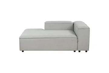 Schäslong Beliani Ardal Beige, svart, Högervänd Grey||Black Right-faced - Møbler - Sofaer - Modulsofaer - Øvrige moduler til modulsofa