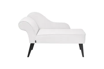 Schäslong Beliani Biarritz Grön, Svart, Högervänd White||Black Left-faced - Møbler - Sofaer - Modulsofaer - Øvrige moduler til modulsofa
