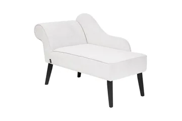 Schäslong Beliani Biarritz Grön, Svart, Högervänd White||Black Left-faced - Møbler - Sofaer - Modulsofaer - Øvrige moduler til modulsofa