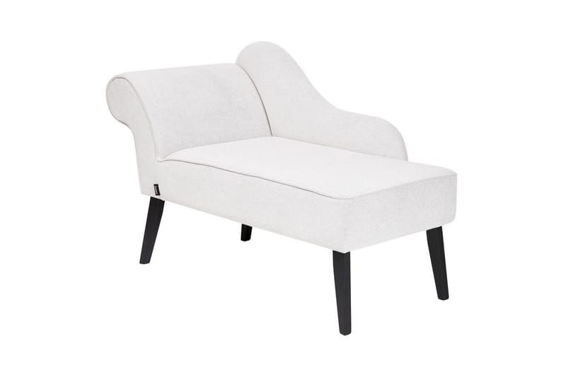 Schäslong Beliani Biarritz Grön, Svart, Högervänd White||Black Left-faced - Møbler - Sofaer - Modulsofaer - Øvrige moduler til modulsofa