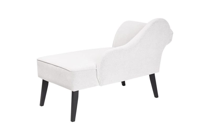 Schäslong Beliani Biarritz Grön, Svart, Högervänd White||Black Left-faced - Møbler - Sofaer - Modulsofaer - Øvrige moduler til modulsofa