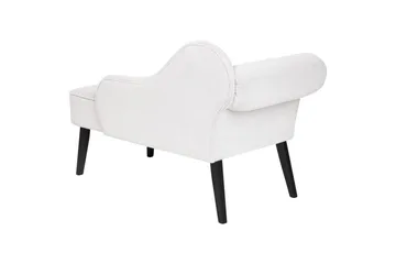 Schäslong Beliani Biarritz Grön, Svart, Högervänd White||Black Left-faced - Møbler - Sofaer - Modulsofaer - Øvrige moduler til modulsofa