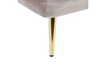 Schäslong Beliani Gonesse Beige, Grå, Guld NO_BRAND Beige||Grey||GOLD - Møbler - Sofaer - Modulsofaer - Øvrige moduler til modulsofa