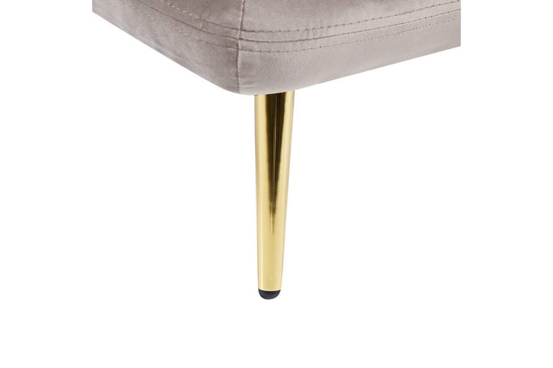 Schäslong Beliani Gonesse Beige, Grå, Guld NO_BRAND Beige||Grey||GOLD - Møbler - Sofaer - Modulsofaer - Øvrige moduler til modulsofa