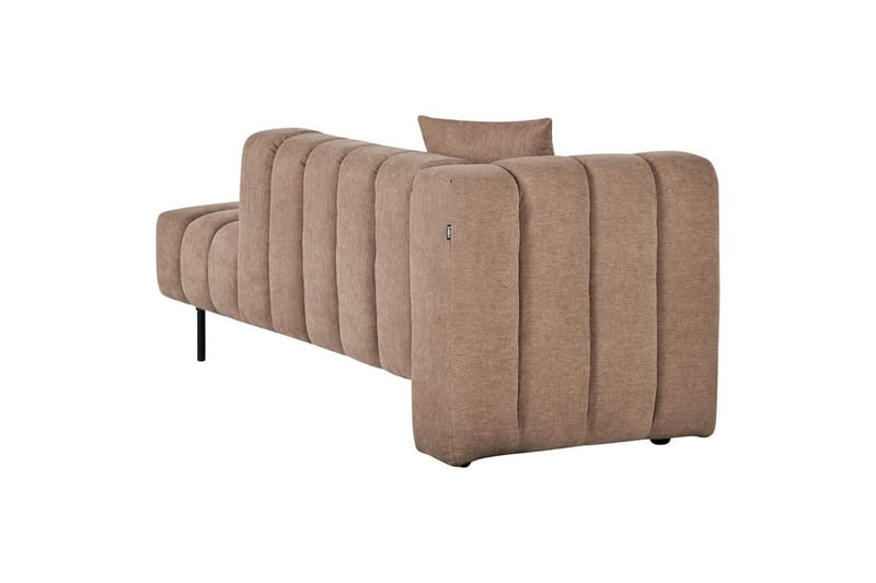 Schäslong Beliani Lannils Brun, Svart, Högervänd Brown||Black Left-faced - Møbler - Sofaer - Modulsofaer - Øvrige moduler til modulsofa