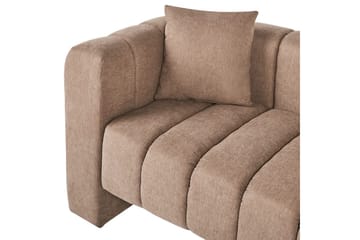 Schäslong Beliani Lannils Brun, Svart, Högervänd Brown||Black Left-faced - Møbler - Sofaer - Modulsofaer - Øvrige moduler til modulsofa