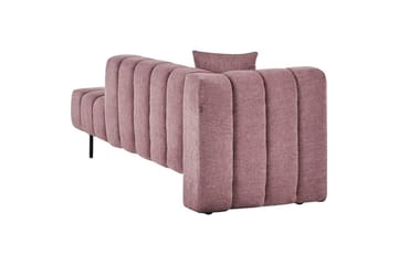 Schäslong Beliani Lannils Brun, Svart, Högervänd NO_BRAND Rose||Black Left-faced - Møbler - Sofaer - Modulsofaer - Øvrige moduler til modulsofa