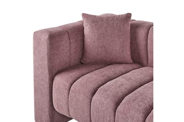 Schäslong Beliani Lannils Brun, Svart, Högervänd NO_BRAND Rose||Black Left-faced - Møbler - Sofaer - Modulsofaer - Øvrige moduler til modulsofa