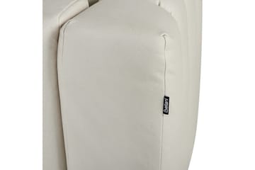 Schäslong Beliani Lannils Brun, Svart, Högervänd NO_BRAND White||Black Left-faced - Møbler - Sofaer - Modulsofaer - Øvrige moduler til modulsofa