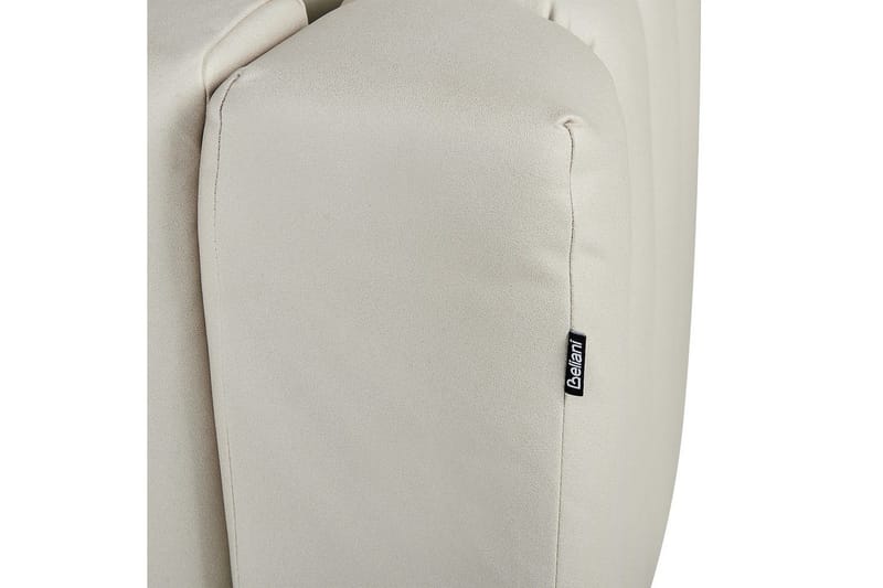 Schäslong Beliani Lannils Brun, Svart, Högervänd NO_BRAND White||Black Left-faced - Møbler - Sofaer - Modulsofaer - Øvrige moduler til modulsofa