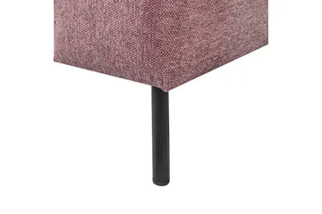 Schäslong Beliani Lannils Brun, Svart, Högervänd Pink Right-faced - Rosa - Møbler - Sofaer - Modulsofaer - Øvrige moduler til modulsofa