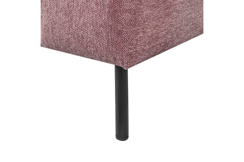Schäslong Beliani Lannils Brun, Svart, Högervänd Pink Right-faced - Rosa - Møbler - Sofaer - Modulsofaer - Øvrige moduler til modulsofa