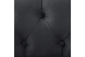 Schäslong Beliani Lattes Grå, mörkt trä, Högervänd Black||Dark colored wood Right-faced - Møbler - Sofaer - Fløyelssofaer