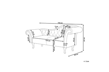 Schäslong Beliani Lattes Grå, mörkt trä, Högervänd Black||Dark colored wood Right-faced - Møbler - Sofaer - Fløyelssofaer