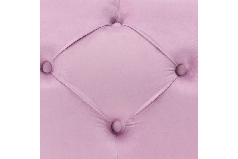 Schäslong Beliani Nantilly NO_BRAND Violet - Møbler - Sofaer - Fløyelssofaer