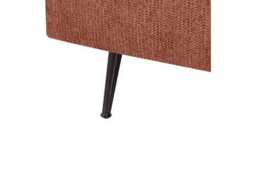 Schäslong Beliani Riom Grön, Svart, Högervänd Red Left-faced - Rød - Møbler - Sofaer - Modulsofaer - Øvrige moduler til modulsofa