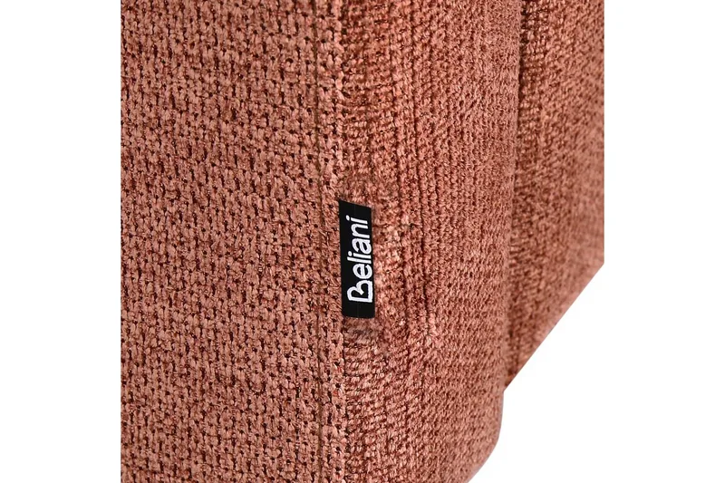 Schäslong Beliani Riom Grön, Svart, Högervänd Red Left-faced - Rød - Møbler - Sofaer - Modulsofaer - Øvrige moduler til modulsofa