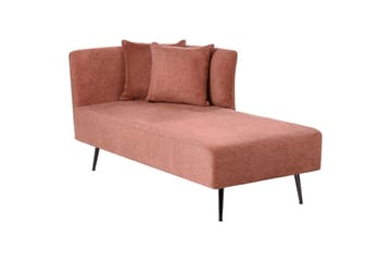 Schäslong Beliani Riom Grön, Svart, Högervänd Red Left-faced - Rød - Møbler - Sofaer - Modulsofaer - Øvrige moduler til modulsofa