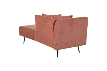 Schäslong Beliani Riom Grön, Svart, Högervänd Red Left-faced - Rød - Møbler - Sofaer - Modulsofaer - Øvrige moduler til modulsofa