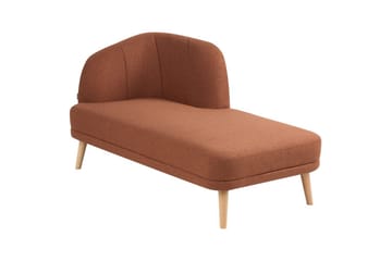 Schäslong Beliani Tanlay Beige, ljust trä, Högervänd Light brown||Light colored wood Left-faced - Møbler - Sofaer - Modulsofaer - Øvrige moduler til modulsofa
