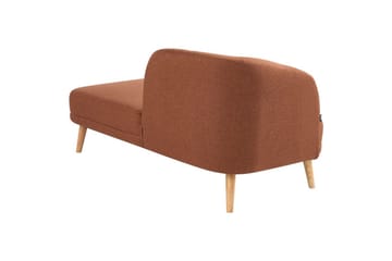 Schäslong Beliani Tanlay Beige, ljust trä, Högervänd Light brown||Light colored wood Left-faced - Møbler - Sofaer - Modulsofaer - Øvrige moduler til modulsofa