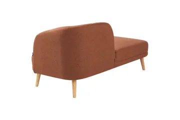 Schäslong Beliani Tanlay Beige, ljust trä, Högervänd Light brown||Light colored wood Right-faced - Møbler - Sofaer - Modulsofaer - Øvrige moduler til modulsofa