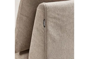 Schäslong Beliani Vizille Beige Beige - Møbler - Sofaer - Modulsofaer - Øvrige moduler til modulsofa