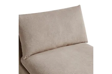 Schäslong Beliani Vizille Beige Beige - Møbler - Sofaer - Modulsofaer - Øvrige moduler til modulsofa