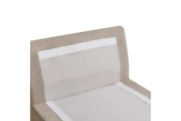Schäslong Beliani Vizille Beige Beige - Møbler - Sofaer - Modulsofaer - Øvrige moduler til modulsofa