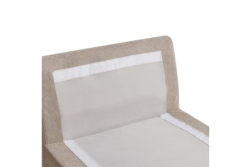 Schäslong Beliani Vizille Beige Beige - Møbler - Sofaer - Modulsofaer - Øvrige moduler til modulsofa