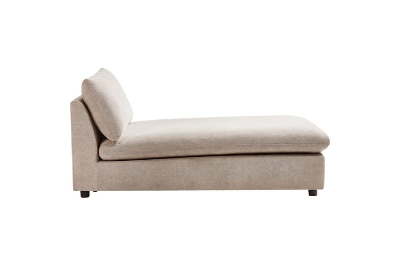 Schäslong Beliani Vizille Beige Beige - Møbler - Sofaer - Modulsofaer - Øvrige moduler til modulsofa