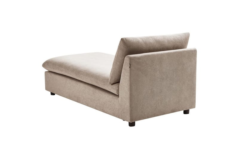 Schäslong Beliani Vizille Beige Beige - Møbler - Sofaer - Modulsofaer - Øvrige moduler til modulsofa